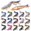 1шт Swimbait Pike Wobblers Crankbait рыболовная приманка Multi Bait приманка тонущий жесткий шарнирный Swimbait S7Z0