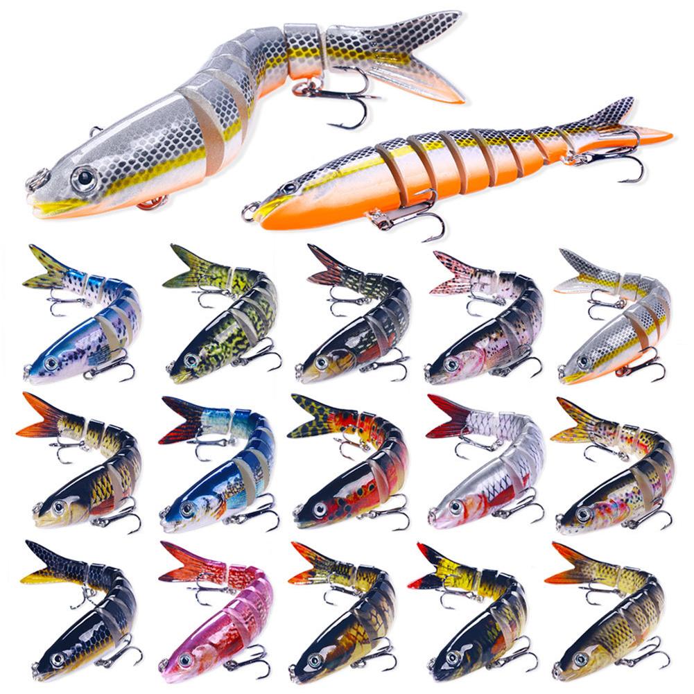 1шт Swimbait Pike Wobblers Crankbait рыболовная приманка Multi Bait приманка тонущий жесткий шарнирный Swimbait S7Z0