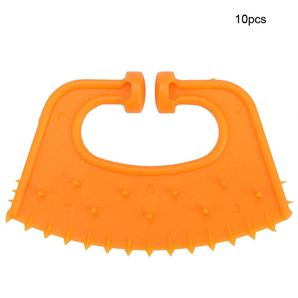 10 Pcs Plastic Thorn Anti Sucking Cow Calf Cattle Farm Feed Weaner Preventor Nose Ring Clip