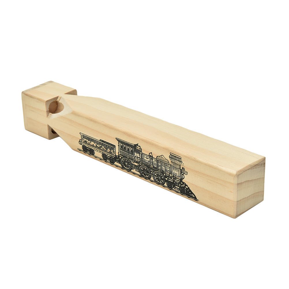 Деревянный свисток поезда - Издает звук, как настоящий поезд, традиционная игрушка
