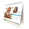 DIY Rhinestone Art Painting Desk Calendar Kit 12-Month Home Office Planner 2026 Practical Sparkling Rhinestone Craft Calendar