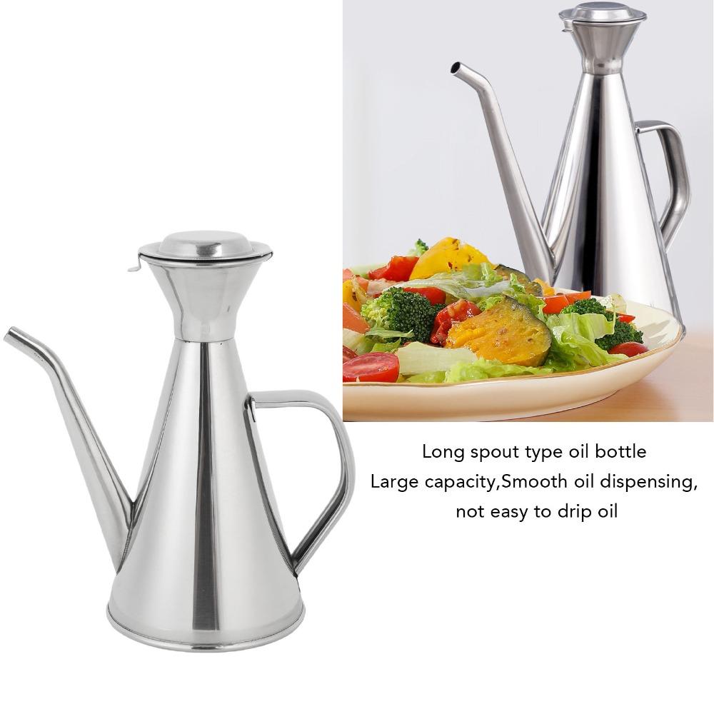 250ml/500ml Stainless Steel Oil Dispenser Olive Oil Dispenser Vinegar Dispensing