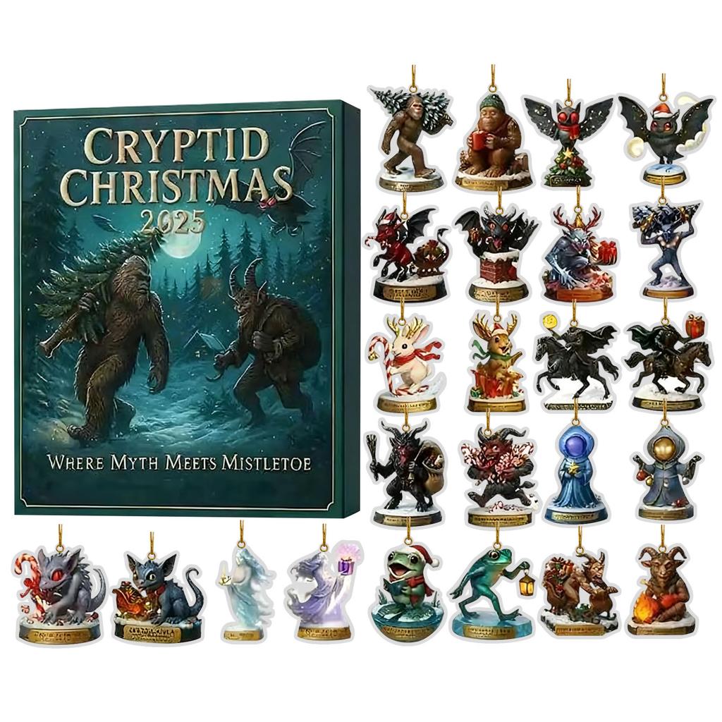 Advent Calendar Contains 24 Gifts, Cute Figures Doll Advent Calendar, Countdown Calendar With Surprise Toys, Collectible Figures Gift For Kids