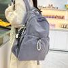 Women's Lightweight Backpack Campus Style Large Capacity Travel Bag Nylon Student School Bag