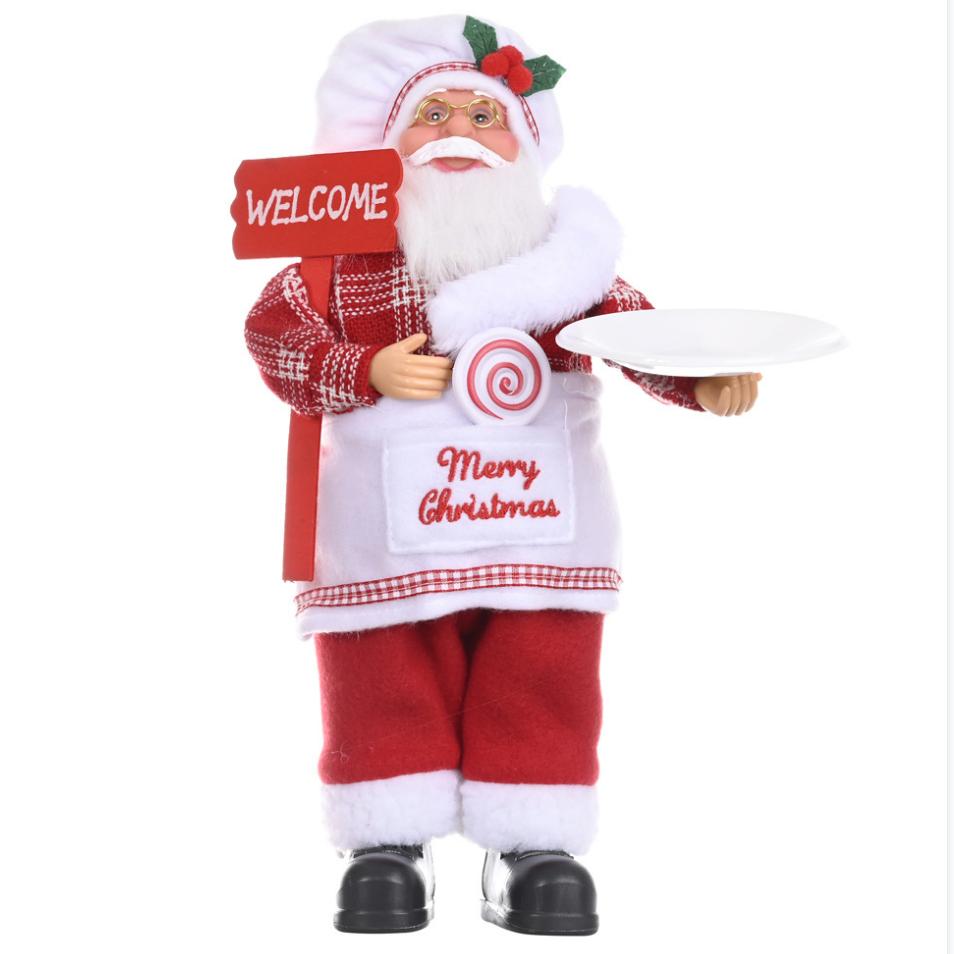 Рождественское украшение, стоячая кукла Санта-Клауса, креативный новый рождественский рюкзак, кукла Санта-Клауса