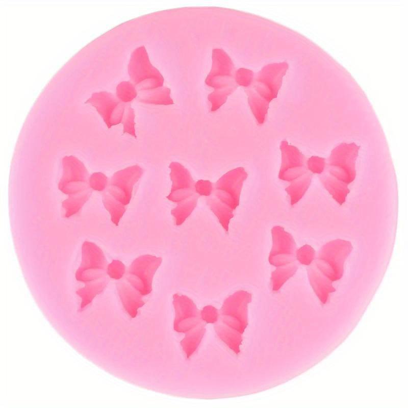 Силиконовая форма для бантов, формы для помадки с бантом, форма для конфет, смолы, глины, форма для шоколадной мастики, кекс, топпер, инструменты для украшения торта
