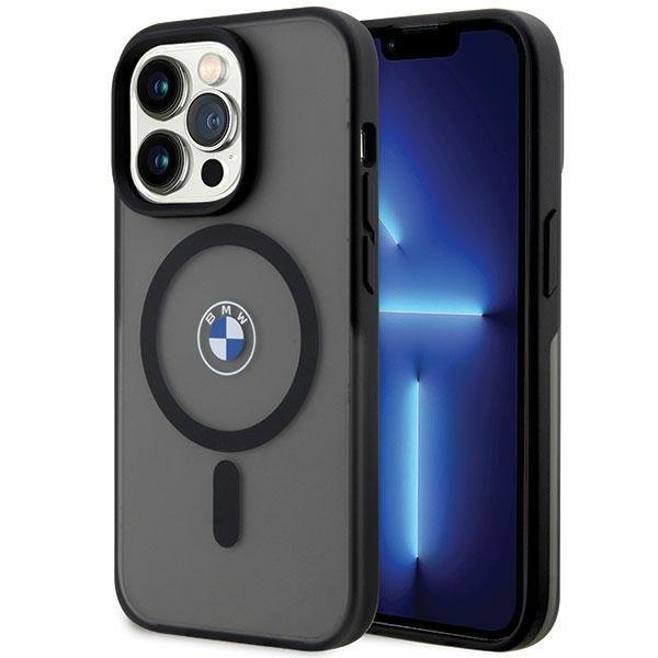 BMW BMHMP14LDSLK iPhone 14 Pro 6.1" case black/black hardcase Signature MagSafe