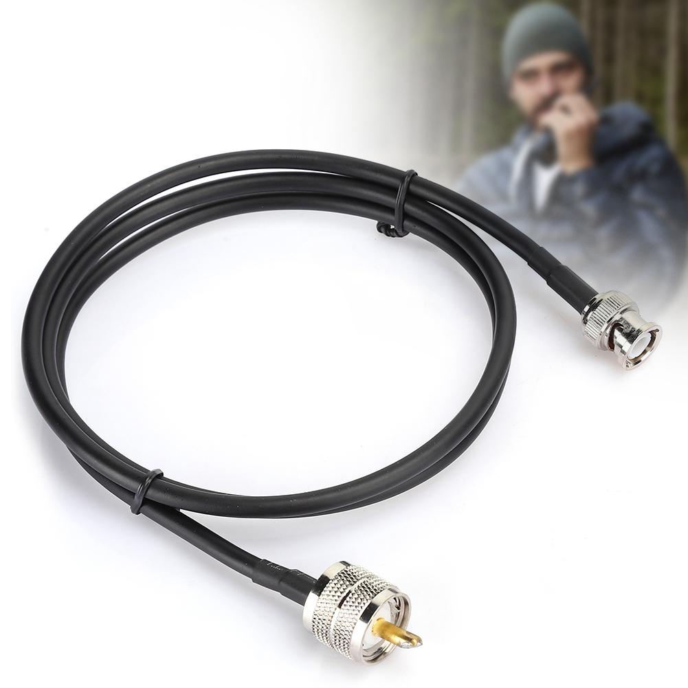 1M UHF Male PL259 to BNC Male Тестовый кабель Провод Коаксиальный Кабель Адаптер Аксессуар
