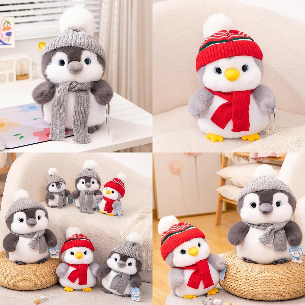 Penguin Plush Toy Cartoon Animal Stuffed Doll Gift Collectibles Cushion Room