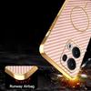 For Oppo Reno13 Pro 5G Phone Case Carbon Fiber Textured Electroplated TPU Back Cover