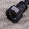 2Pcs Car Fuel Line Hose Pipe Quick Connectors Straight Push-On Single Barb for 3/8" to 5/16" ID Nylon Tubing Accessories