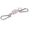 MagConnect 2KG Магнитный отсоединяемый разъемный брелок Надежное крепление ключей к сумке Легкий доступ к ключам Серебристый
