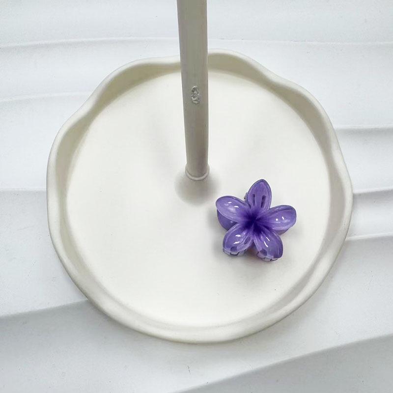 Европейский и американский Франжипани 4 см Модный зажим-краб для волос для пляжного отдыха