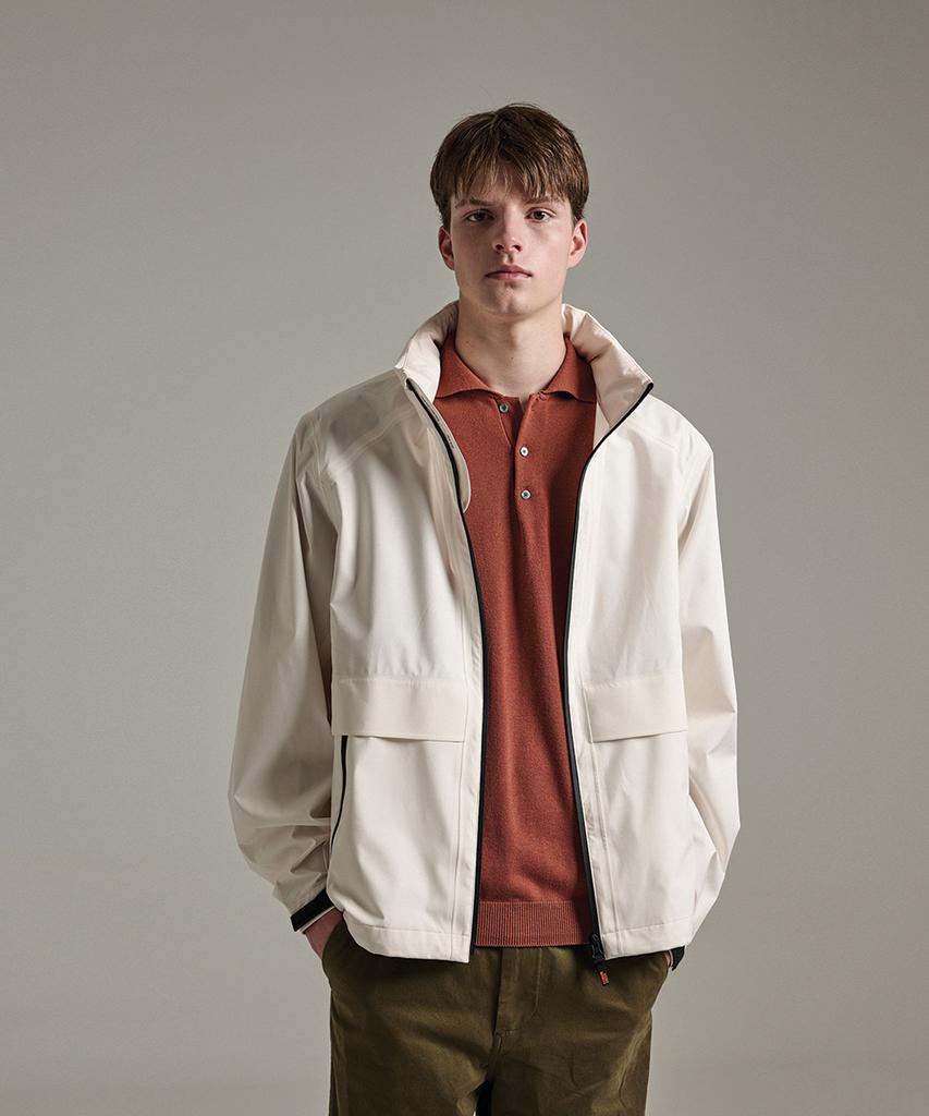 Corner Green Hybrid Golf Rain Jacket [Cream] Mgj33Cre