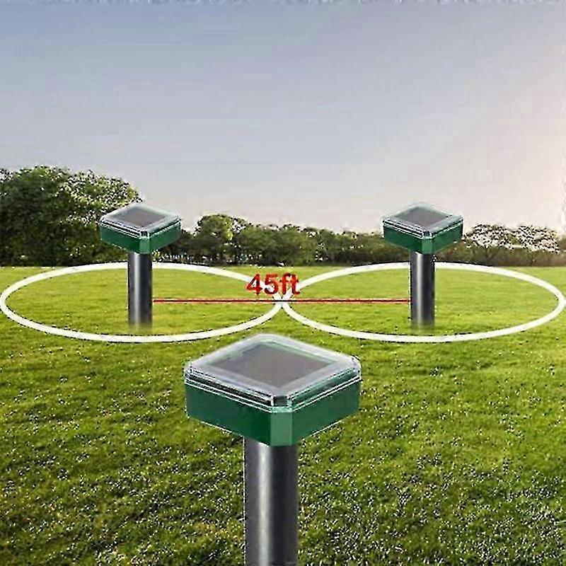 6 Pcs Solar Powered Snake Repellent For Outdoors,ultrasonic Snake Repellent,solar Snake Repellent F