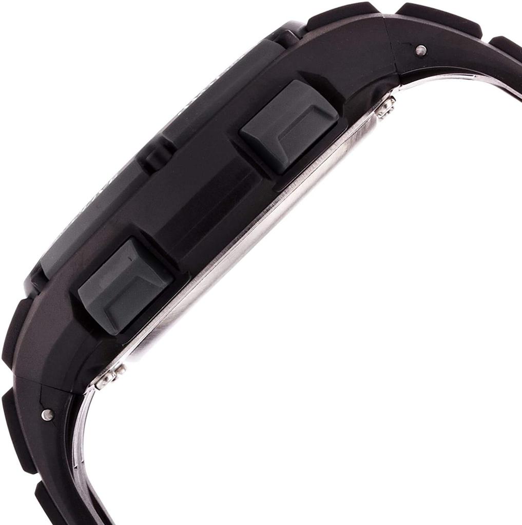 [Citizen Q&Q] Часы цифровые радио солнечные водонепроницаемые дата уретановый ремень MHS6-300 мужские черные