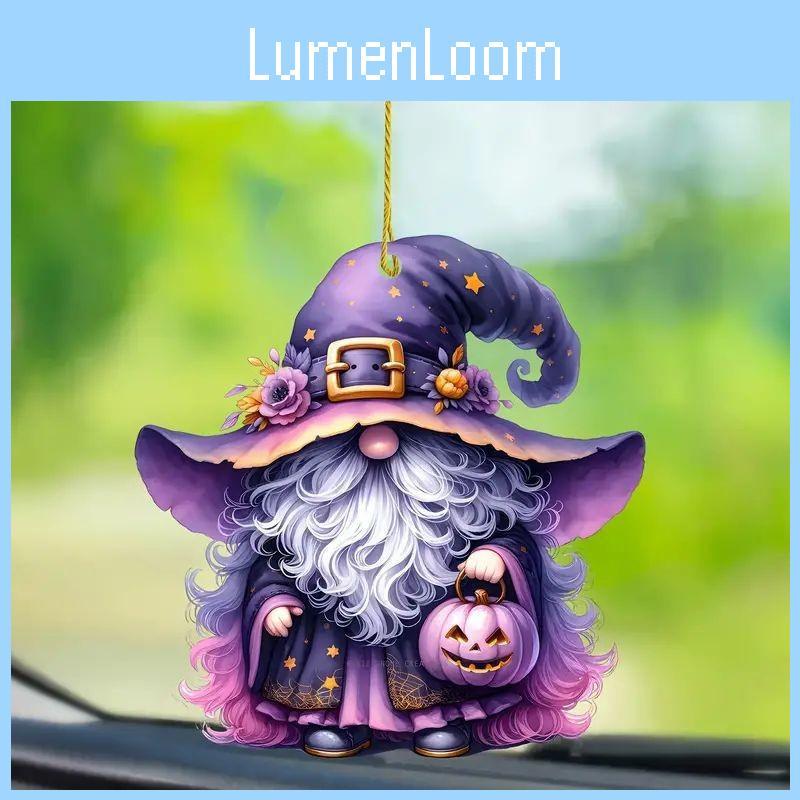 Themed Pumpkin Halloween Man Pattern Acrylic Pendant For Holiday Decoration