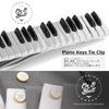 Ox Bull Piano Keyboard Tie Pin Tie Bar Tie Pin & Ob-piano-tc