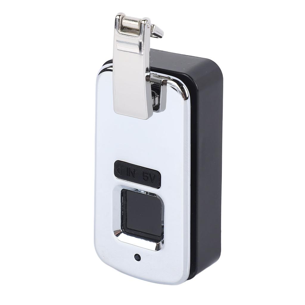 Fingerprint Lock Small Smart Electric Lock Built In Bag Luggage Suitcase Travel Aluminium Alloy