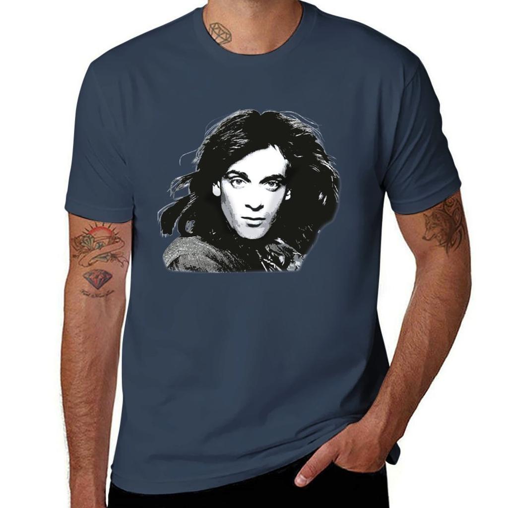 Eddie Money Drawing Tshirt Art Pattern Printed Casual Top