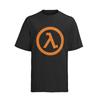 Органическая Хлопковая Футболка для Мужчин с Изображением Игры Half-Life Шутер от Первого Лица Азартные Игры Мода для Неформалов Мужские Женские Футболки Топ