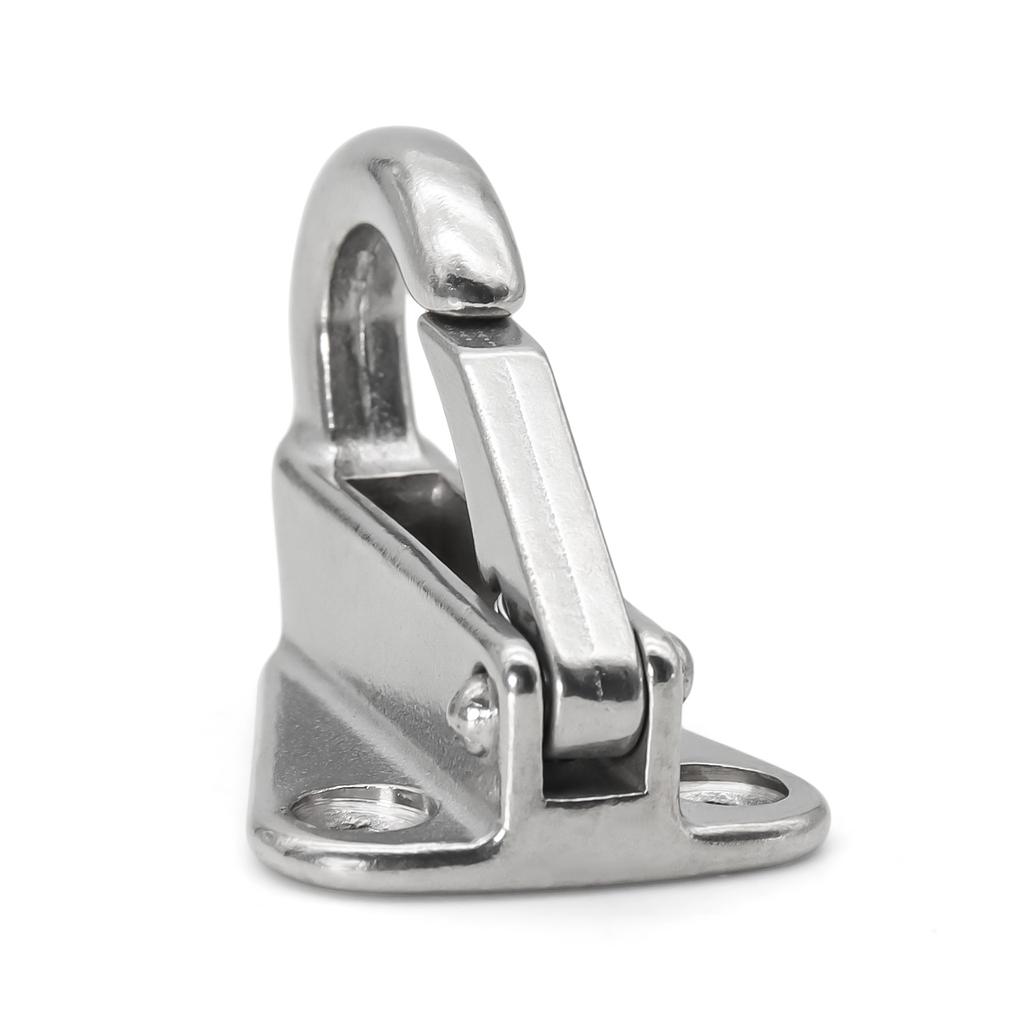 2/1 X пружинный крюк-защелка для судовых лодочных прицепов из нержавеющей стали 316, морская фурнитура, вешалка для крепления, проушина, крюк для подвешивания
