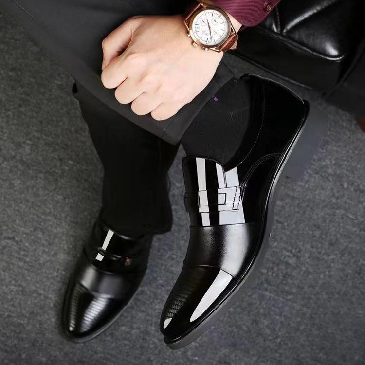 Черные мужские формальные туфли весна осень острый носок коричневые туфли для общения мужские дешевые ликвидация повседневный деловой костюм низкая цена вечеринка