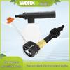Комплект автомойки Worx WG629/620/630: Насадка, Бутылка для мыла, Длинная и короткая трубки, Угловой адаптер