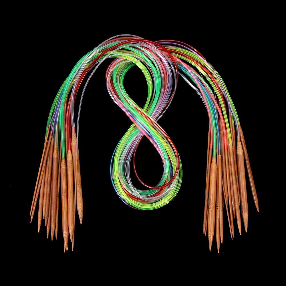 Гладкие цветные трубчатые швейные принадлежности булавка для вязания спицы круговые спицы