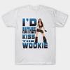 Футболка женская Id Rather Kiss The Wookie от Nicole Brune Harajuku Print Kawaii футболка летняя женская футболка с коротким рукавом топ