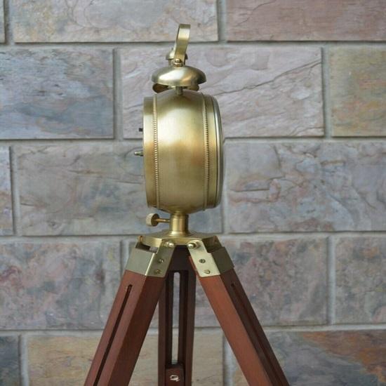 Часы ручной работы из коричневого дерева в стиле Оксфорд, винтажные 2 складные антикварные напольные часы, декор для дома и офиса, подарок