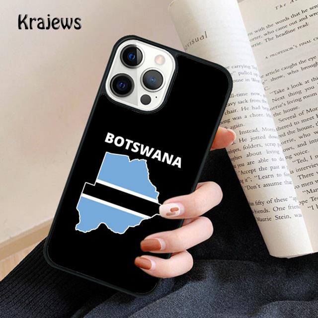 Botswana Flag Soft Phone Case For IPhone 18 17 Air 16 15 14 Max Plus 11 12 13 Pro Max Phone Cover coque Shell Fundas
