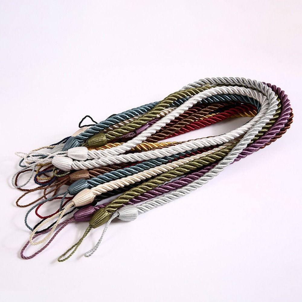 2Pcs Ins Style Curtains Binding Rope Easy To Use Curtains Tied Strap Home Decor