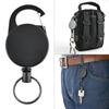 Anti-theft Telescopic Keychain Retractable Hook Keychain Burglar Chain Keyholder Tactical Keyring Accessories 60cm