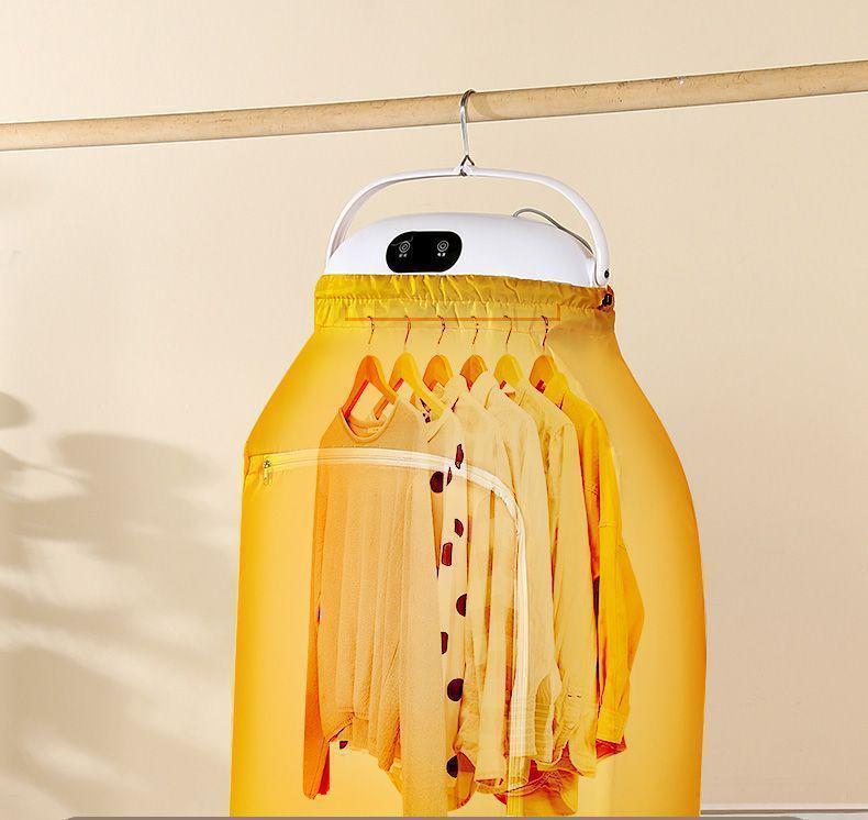 Compact Fully Automatic Clothes Dryer with Mite Removal for Home and Dorm Use