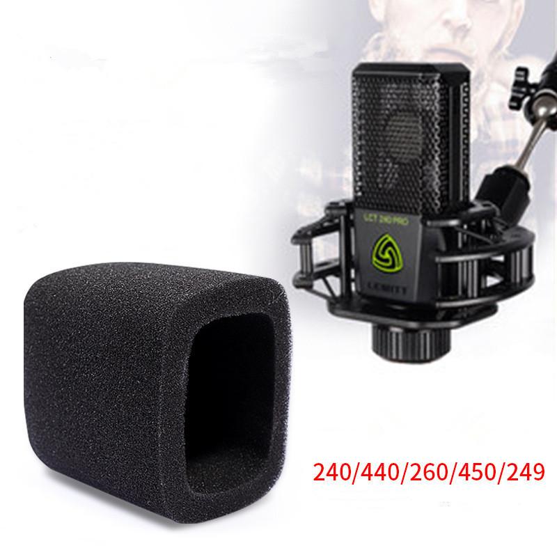 1PC Foam Microphone Windscreen Pop Filter for LEWITT LCT240 249PRO 260 440 449 640 840 Microphones,Windproof Sponge Covers