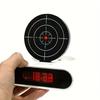 Креативные часы для стрельбы со светодиодной цифровой мишенью для пистолета, будильник с ленивым тихим будильником
