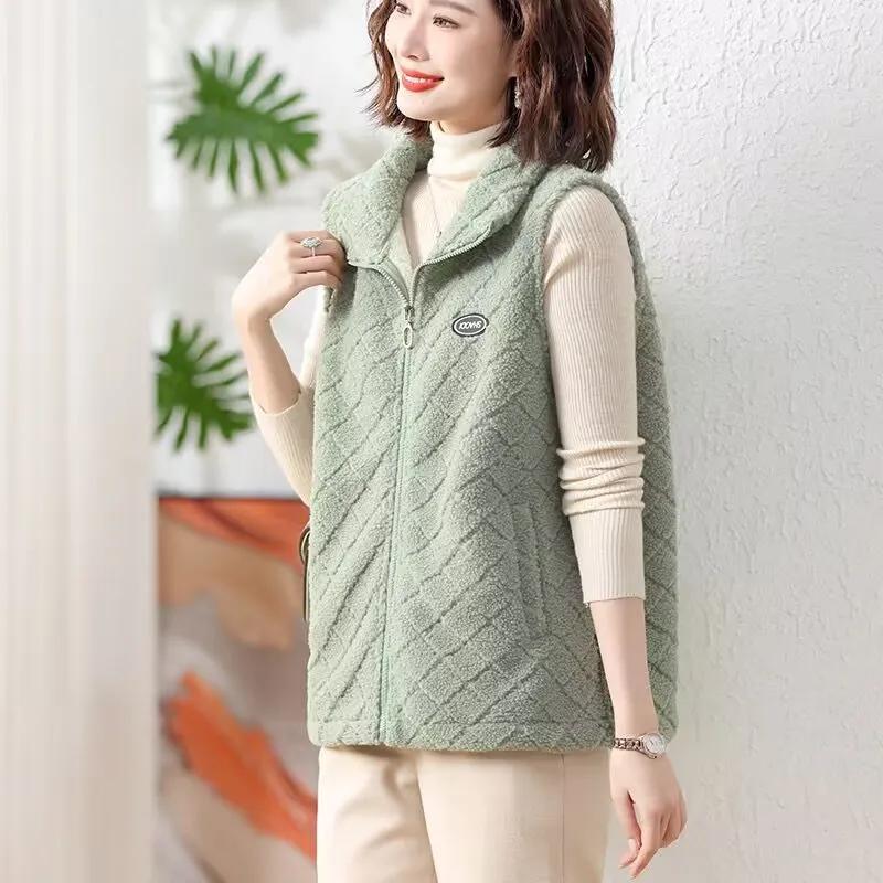 Безрукавка Женский длинный жилет Женский жилет Безрукавка Женские жилеты на молнии