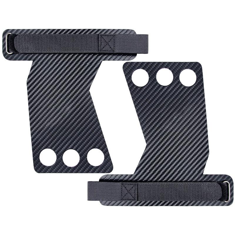 Bodybuilding Workout Weightlifting Cross Training Grips Black Hand Grips