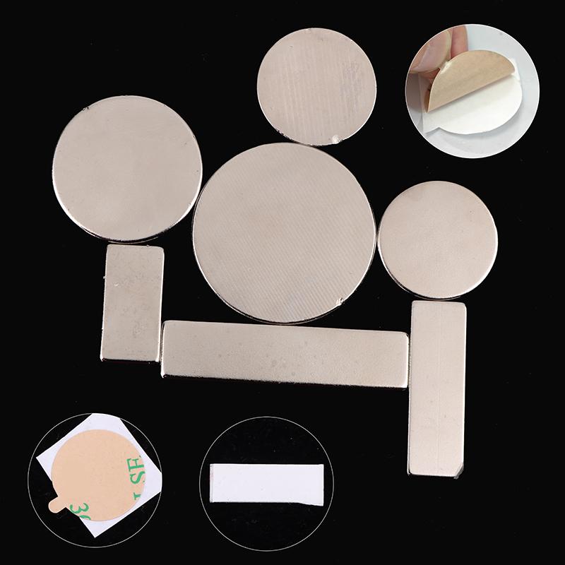 5 шт. N35 N50 неодимовый магнит с клеем 3 м, маленький блок, мини-магнит на холодильник, супер сильная постоянная магнитная клейкая лента, бар