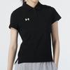 Under Armour Однотонная повседневная спортивная рубашка-поло для женщин, черный цвет 22500519-001