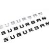 ABS хромированные буквы эмблема наклейка для Ch + evr +olet SUBURBAN пикап автомобильный Стайлинг значок нижний багажник боковая дверь табличка с логотипом наклейка