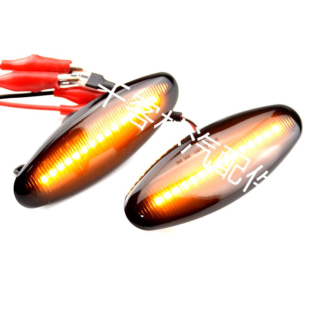 Ягуар XK8 (1997–2006 гг.) Светодиодный последовательный желтый указатель поворота, крыловой фонарь