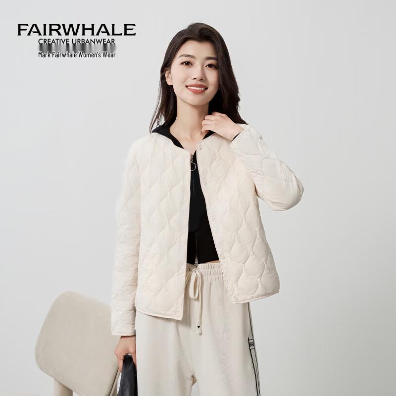 Женский легкий пуховик Mark Fairwhale с круглым вырезом
