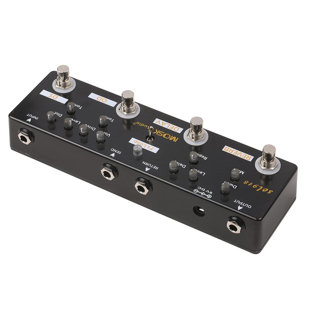 Sunydog MOSKY 1-in-1 Multi-Effect Pedal for Guitar and Electric Instruments SOL9185 Combined Effects