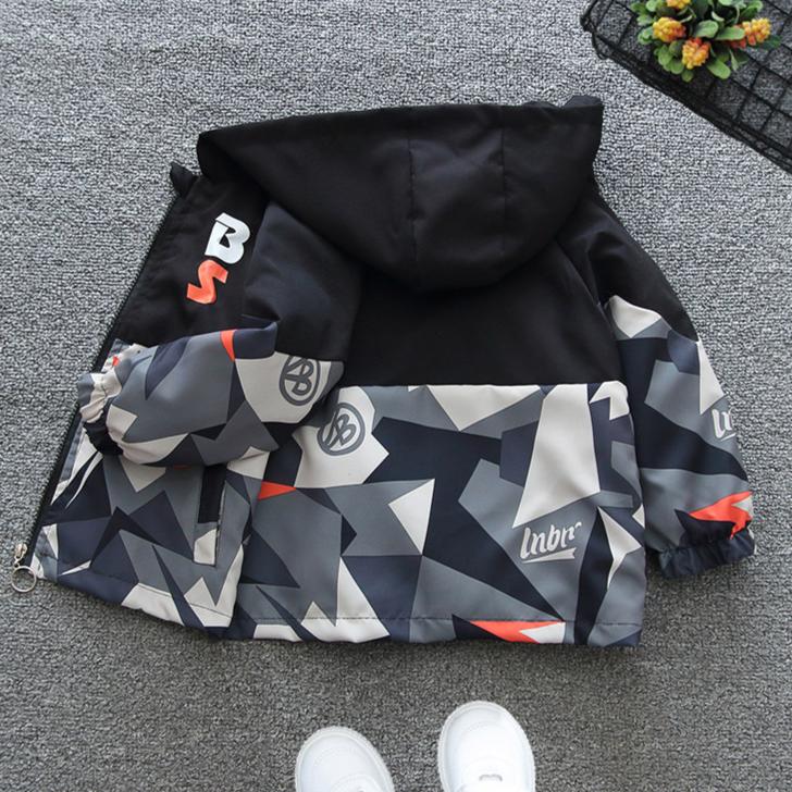 Handsome Boy Camouflage Jacket Spring Children's Casual Windbreaker Jacket