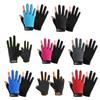 1 Pair Fishing Gloves Anti-Slip Breathable Two Finger Cut Rough Palm Great Friction Hands Protection Contrast Color Touch Screen