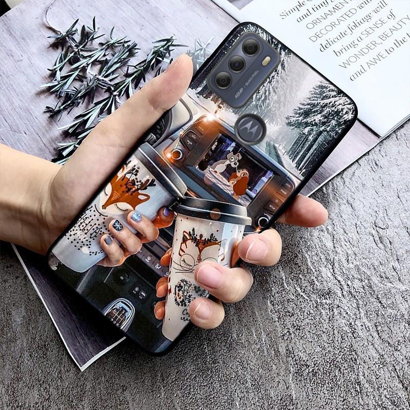 Чехол для телефона Christmas Girl для Moto G84 G23 G24 G31 G32 G41 G51 G52 G53 G54 G71 G82 G42 G62 G200 G Play G Stylus