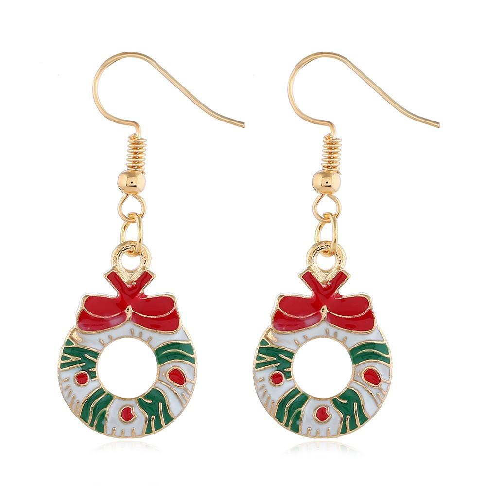 1 Pair of Ladies' Christmas Earrings, Christmas Gift for Everyday Wear, Christmas-themed Jewellery, Ladies' Accessories