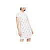 Dri-Fit Cartoon Print Casual Short Sleeve Dress Women Dresses White Jewel-Orange CT2945-100